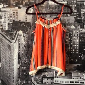 Coral adjustable tank top